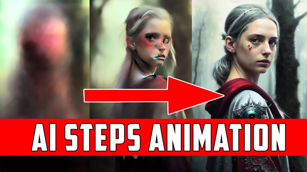 Watch AI making Art. Step animation with Stable Diffusion