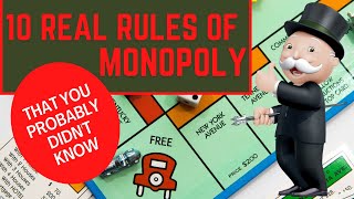 10 Unbelievable Things You Never Knew About Monopoly - Rules you Are Getting Wrong!!