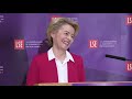 EU President Ursula Von Der Leyen Warns Of Brexit Trade Offs