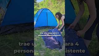 Video de Set para camping de carpa, colchón, almohadas e inflador Utile 4 personas