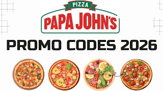 Papa John’s Promo Codes 2026 🍕 | Latest Papa John’s Coupon Code Deals & Discounts