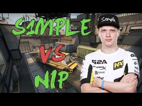 CSGO: POV Na'Vi s1mple vs NiP (28/19) train @ ESL Pro League Season 6 EU