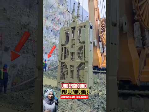 How This Giant Machine Builds Underground Walls with Extreme Precision