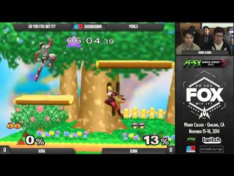 DYFWI Day 1 - Round 1 Pools: Kira (Sheik) vs Dunk (C. Falcon)