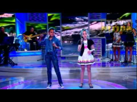 JOTTA A e MICHELY MANUELY - Aleluia  10-09-11  Jovens Talentos Kids - Raul Gil