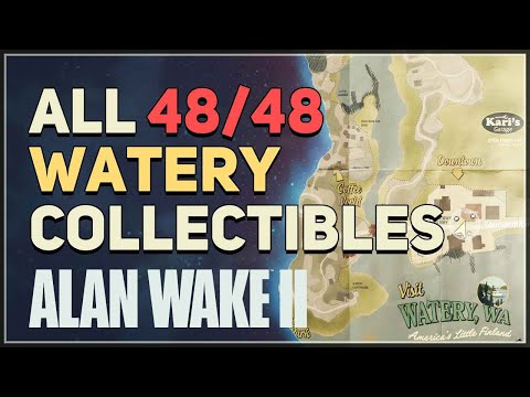 All Watery Collectibles Locations Alan Wake 2