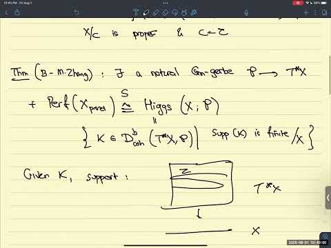 Bhargav Bhatt. "p-adic Hodge theory and algebraic geometry: a symbiotic relationship" (Lecture 3)