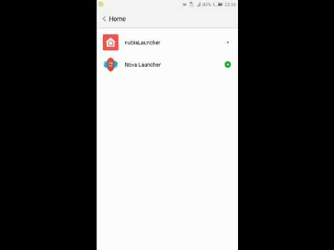 Default Launcher Nubia