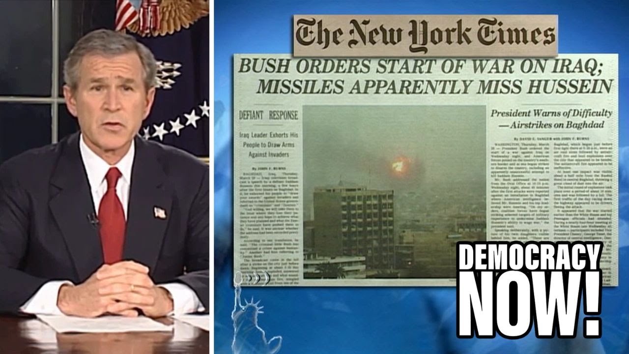 "Catastrophic": Iraqi Writers Sinan Antoon & Feurat Alani Reflect on U.S. Invasion 20 Years Later