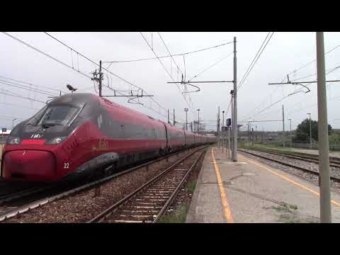 ITALO NTV ETR675 ES 8158 IN ARRIVO A ROSARNO!!