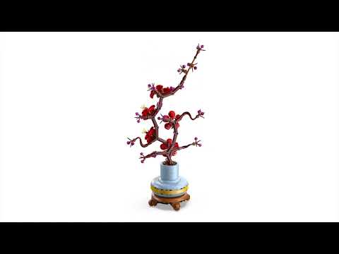 thumbnail video image 2 of Set LEGO Botanicals 2025 Flor de Ciruelo 10369, 2 of 5