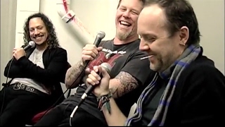 Jim Breuer Interviews Metallica Backstage in Newark, NJ, USA (2009)