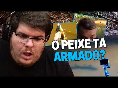 CASIMIRO REAGE: O PERIGO MORA AO LADO! FEZ O QUE NUNCA SE DEVE FAZER - PESCARIA | Cortes do Casimito