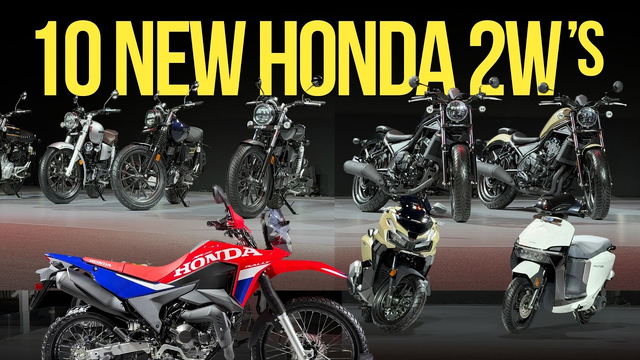 Honda's Biggest 2-Wheeler Showcase in India! ADV 160, CB500 Hornet, XR300 Rally & More | First Look