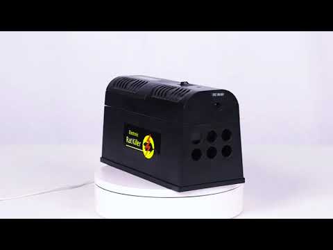 Indoor Outdoor High Voltage Electronic Rodent Killer Humane Electric Shock Mouse Trap for Hunting.