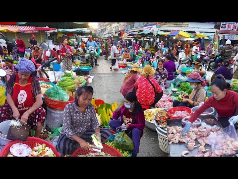 Plenty Of Fresh Vegetables, & More, Cambodian Morning Market & Lifestyle