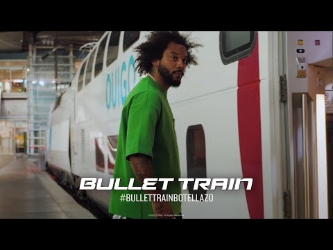#BulletTrainBotellazo. Descubre la próxima parada de Marcelo junto a Rubius y más pasajeros.