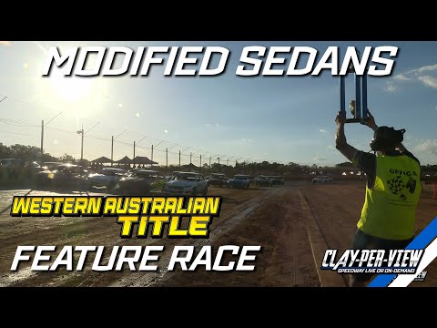 Modified Sedans | Western Australian Title 2023/24 - Ellenbrook - 5th May 2024 | Clay-Per-View