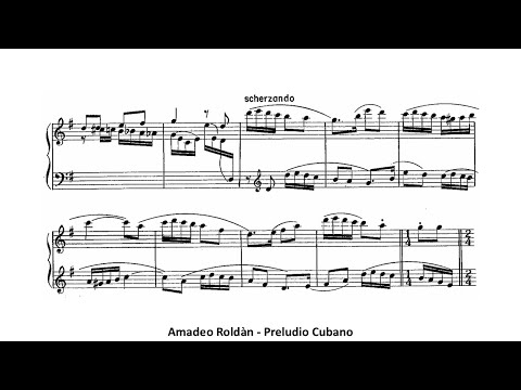 Amadeo Roldàn - Preludio Cubano