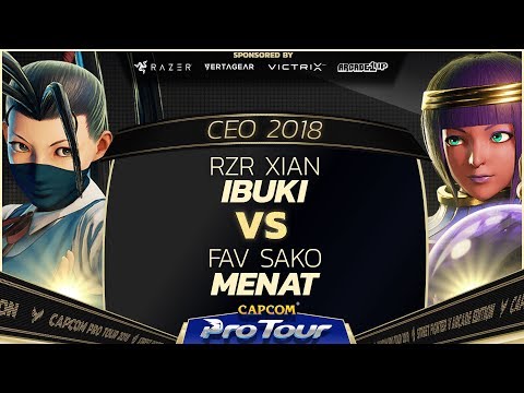 RZR Xian (Ibuki) vs FAV Sako (Menat) - CEO 2018 - Top 8 - CPT 2018
