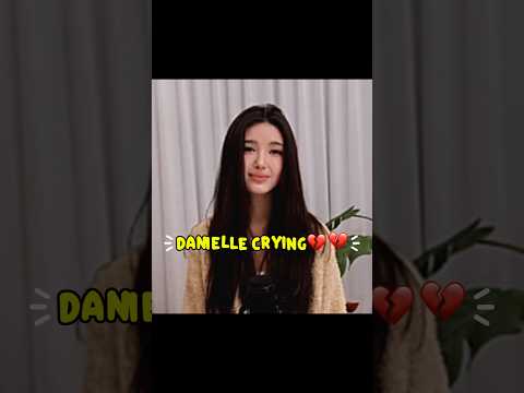 Danielle crying on LIVE :This is only the beginning💔💔#newjeans #danielle #kpop #kickedout #insta