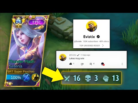 I MET FAMOUS YOUTUBER IN RANK GAME!! TARGET LOCKED😂 | SELENA GAMEPLAY | SELENA ITEM BUILD