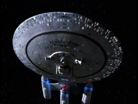 Star Trek TNG  'All Good Things'USS Pastur & Admiral Riker with the Enterprise-D comes to the rescue