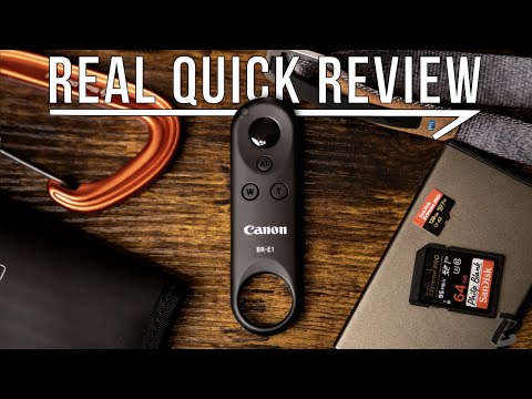 How to Pair the Canon BR-E1 Bluetooth Camera Remote: Real Quick Review
