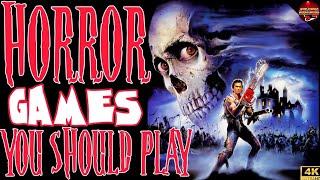 Horror Games That Are Actually Good! (4K Remaster) #horrorgames #retrogaming #retrogames