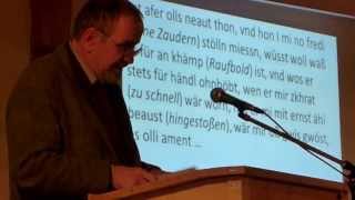 Prof. Anthony Rowley im Salzstadl, Landshut (Teil 1)