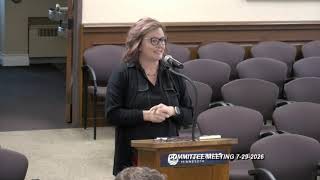 Fergus Falls MN Committee Meeting Of The Whole City Council 7-29-2026