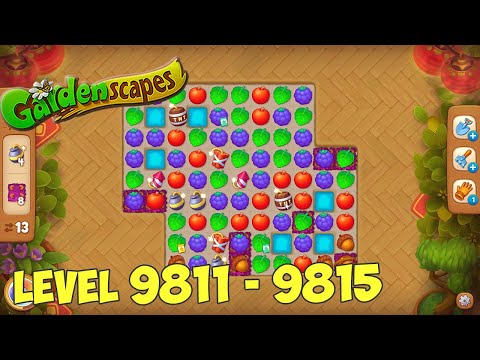 GardenScapes level 9811 9812 9813 9814 9815 🌱 Gameplay Walkthrough (Android, iOS) Playrix