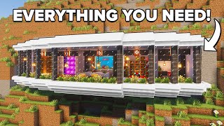 Minecraft: How to Build a Starter Mountain Base | Tutorial🏠