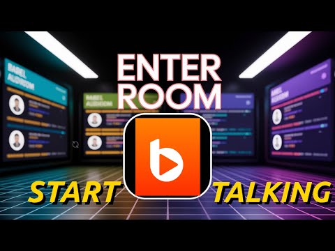 Babel Audio: How to enter an audio room, and start talking