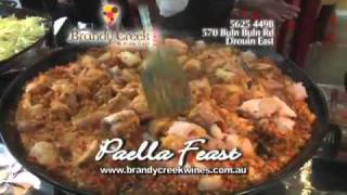 preview picture of video 'See a Famous Paella Feast at Brandy Creek Wines and View Cafe'
