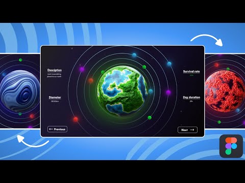 Figma UI Design for Beginners | 3D Interactive Animation With a Rotating Effect - Tutorial