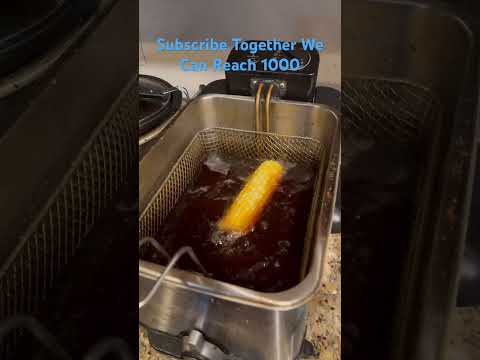 It’s Corn 🌽 I Deep Fried It The Best Way To Cook Corn On The Cob #food #homemade #corn #shorts