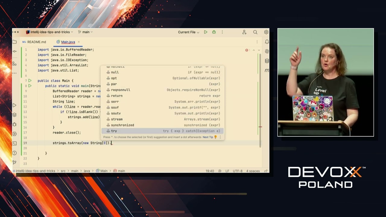 IntelliJ IDEA Tips & Tricks • Marit van Dijk • Devoxx Poland 2024