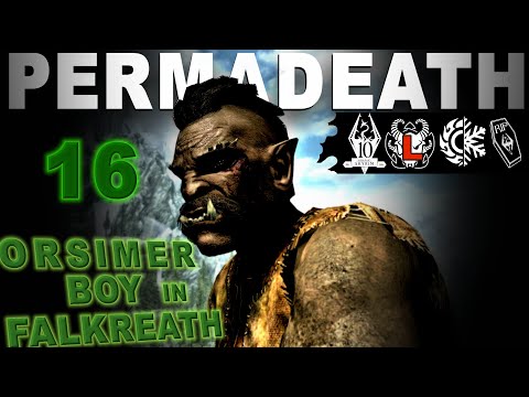 ORSIMER boy in FALKREATH HOLD - 16 - Skyrim AE Legendary Survival PERMADEATH