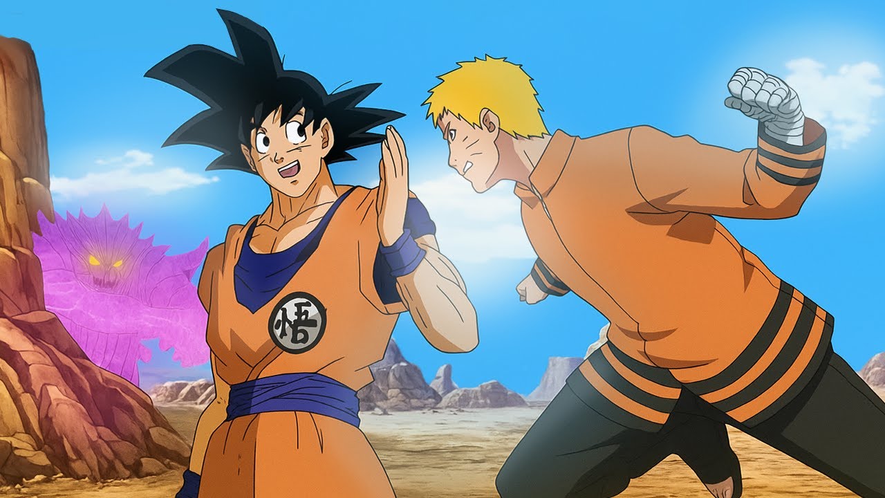 GOKU VS NARUTO E SASUKE I Fan Animation