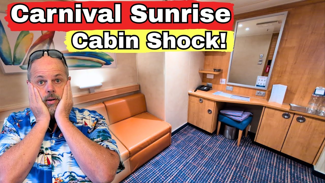 Carnival Sunrise Interior Cabin #2201 (Amazing Space Hack!)