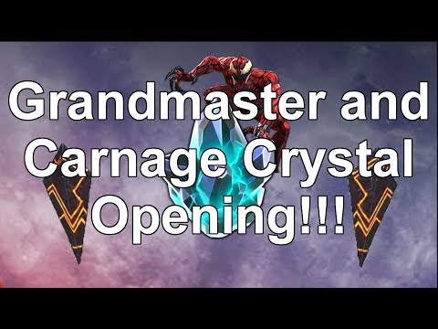 Grandmaster and Carnage Crystal Opening!! Marvel Contest of Champions