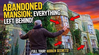 Abandoned millionaires mansion with cars and everything still inside