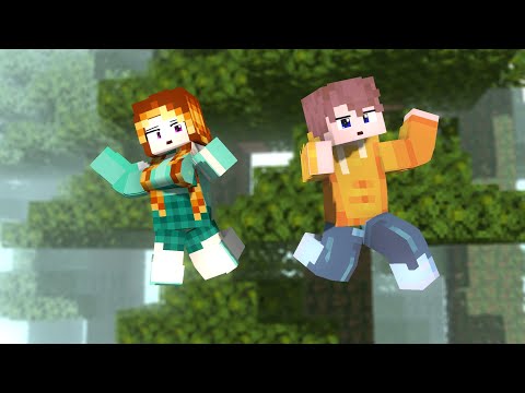 LOVE STORY TUTU SHUFFLE DANCE APHMAU CREW NOI TRIED CATCH KIM SHUFFLE - MINECRAFT ANIMATION #shorts