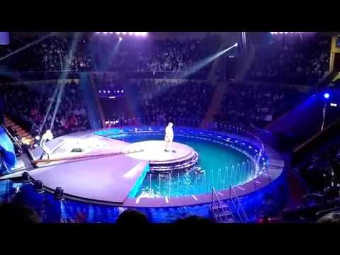 Богатырь Запорожского цирка на воде Вотерленд. Bogatyr Zaporozhye Circus on Water Waterland.