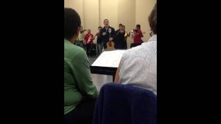 San Francisco Symphony Chorus rehearsal 11/2/12 mariachi ba