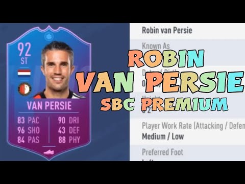 VAN PERSIE SBC PREMIUM FIFA 19 (CHEAPEST!)