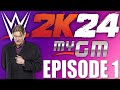 WWE 2k24 MyGM Series EP#2 | John Cena MADE ME go broke... | We NEED to conquer WEEK 1!