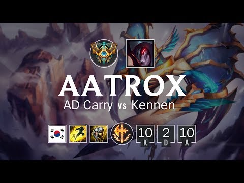 Aatrox AD Carry vs Kennen - KR Challenger Patch 8.11