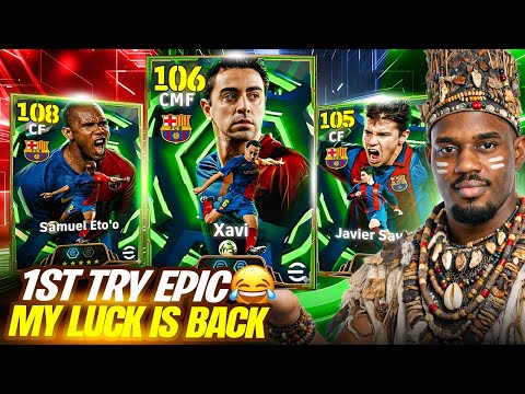 EPIC IN…👀Prof BOF Opens Epic FC BARCELONA Pack for ETO, XAVI & SAVIOLA😃
